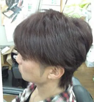 男性ヘアスタイル横から